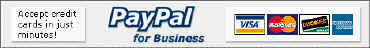 Sign up for PayPal and start accepting credit card payments instantly.