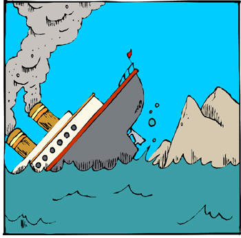 ship sinking